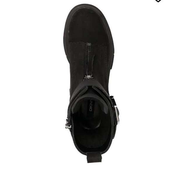 DKNY Combat Ankle Boots Size 7 M - Picture 5 of 16